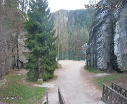 Vstup do skal, Pískovna