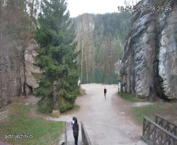 Vstup do skal, Pískovna