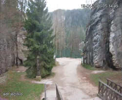 Vstup do skal, Pískovna