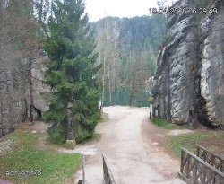 Vstup do skal, Pískovna