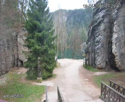 Vstup do skal, Pískovna