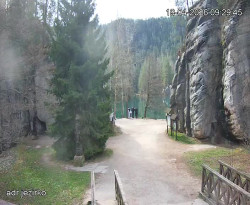 Vstup do skal, Pískovna