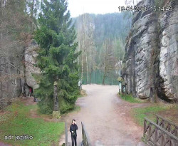 Vstup do skal, Pískovna