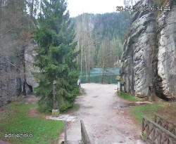 Vstup do skal, Pískovna