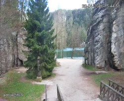 Vstup do skal, Pískovna