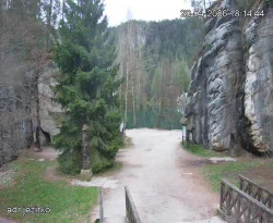 Vstup do skal, Pískovna