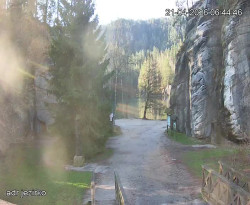 Vstup do skal, Pískovna