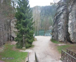 Vstup do skal, Pískovna