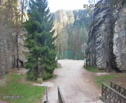 Vstup do skal, Pískovna