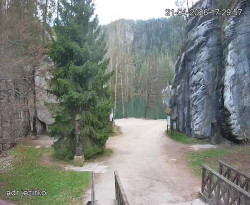 Vstup do skal, Pískovna