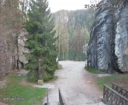 Vstup do skal, Pískovna