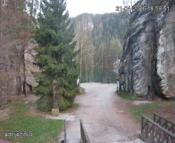 Vstup do skal, Pískovna