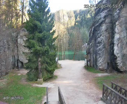 Vstup do skal, Pískovna