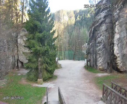 Vstup do skal, Pískovna