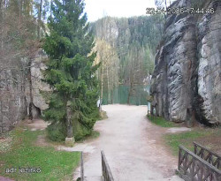 Vstup do skal, Pískovna