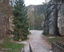 Vstup do skal, Pískovna