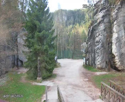 Vstup do skal, Pískovna