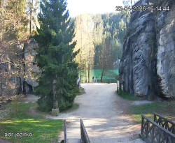 Vstup do skal, Pískovna