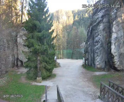 Vstup do skal, Pískovna