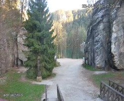 Vstup do skal, Pískovna