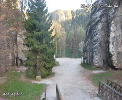 Vstup do skal, Pískovna