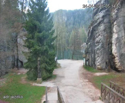 Vstup do skal, Pískovna