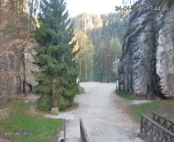 Vstup do skal, Pískovna