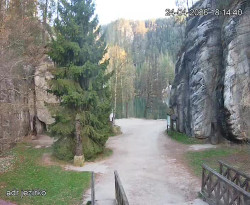 Vstup do skal, Pískovna