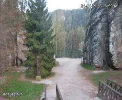 Vstup do skal, Pískovna