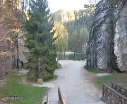 Vstup do skal, Pískovna