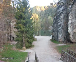 Vstup do skal, Pískovna