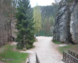 Vstup do skal, Pískovna