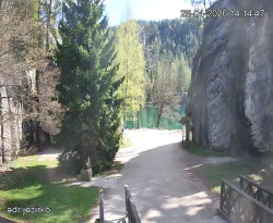 Vstup do skal, Pískovna