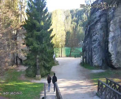 Vstup do skal, Pískovna