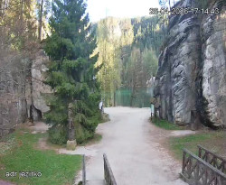 Vstup do skal, Pískovna