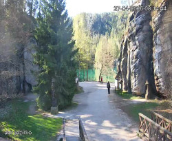 Vstup do skal, Pískovna