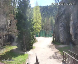 Vstup do skal, Pískovna