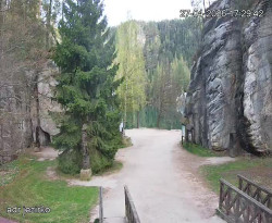 Vstup do skal, Pískovna