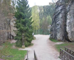 Vstup do skal, Pískovna