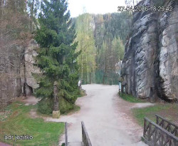 Vstup do skal, Pískovna