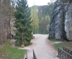 Vstup do skal, Pískovna