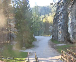 Vstup do skal, Pískovna