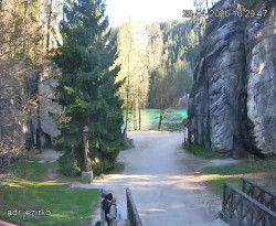 Vstup do skal, Pískovna