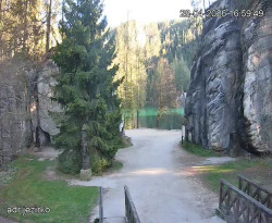 Vstup do skal, Pískovna