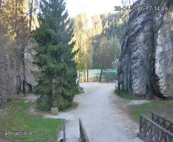 Vstup do skal, Pískovna