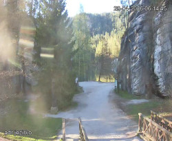 Vstup do skal, Pískovna