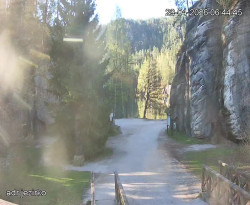 Vstup do skal, Pískovna