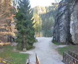 Vstup do skal, Pískovna