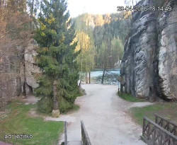 Vstup do skal, Pískovna