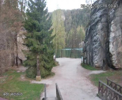 Vstup do skal, Pískovna